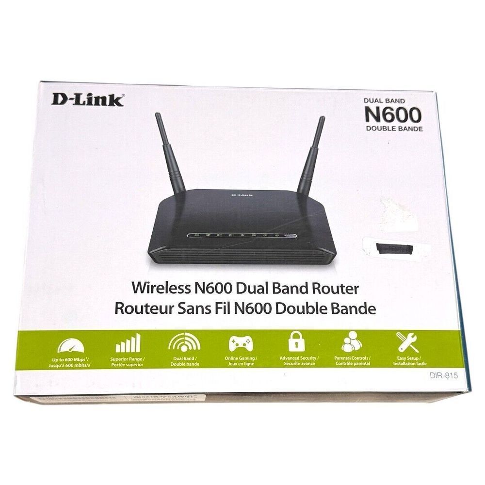 D-Link Wireless N600 Dual Band‎ Router DIR-815